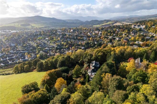 Aerial With Crieff