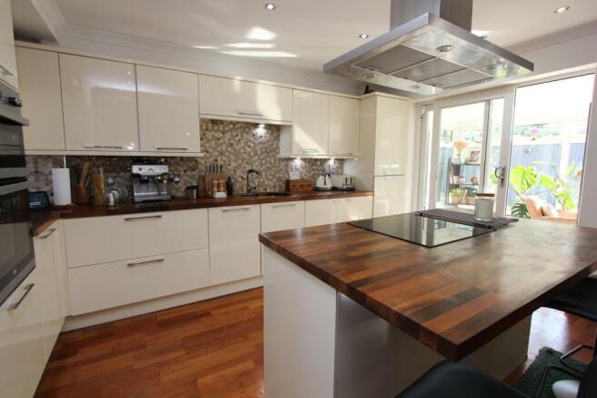 Kitchen Open To Living Space