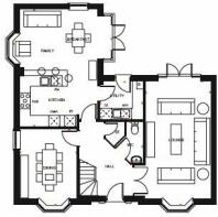 Henley ground floorplan The Willows