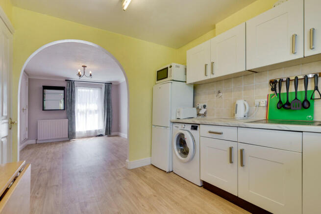 Open plan kitchen...