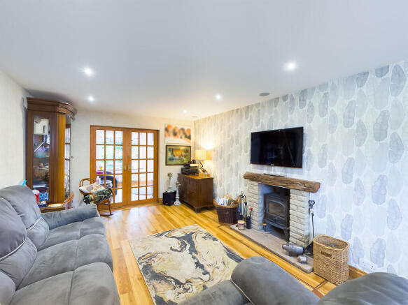 Lounge with Stove...