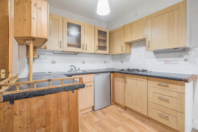 Open plan kitchen...