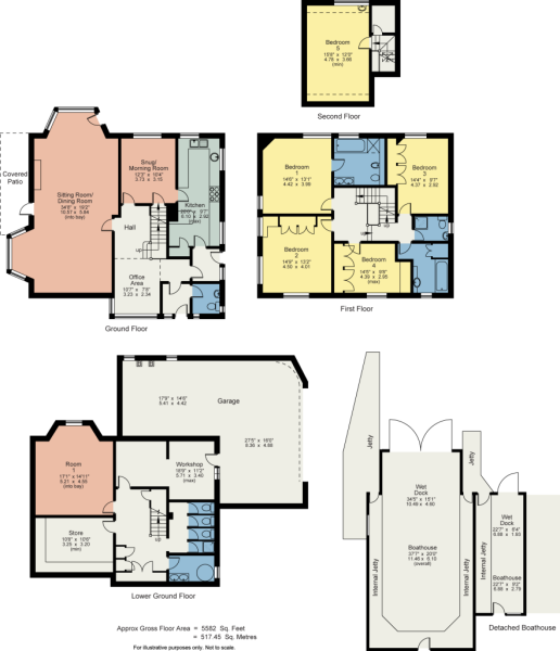 5 bedroom detached house for sale in Storrs Holme, Storrs Park, Bowness