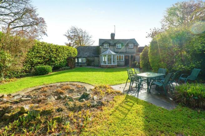 Rear Garden Area and Rear Elevation