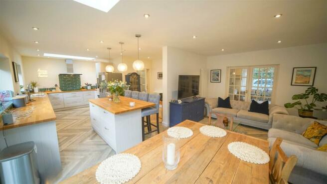 Open Plan Kitchen Dining Living Room