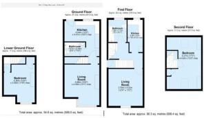 Floorplan for Flats 1 & 2