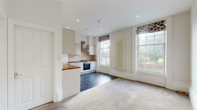 Abbey Foregate 32 Flat 4, Open Plan Living Room 1.