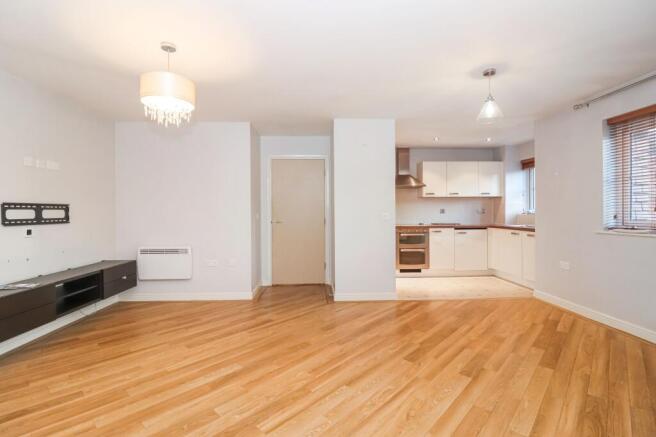 View to semi-open plan kitchen