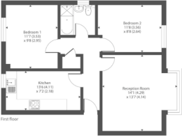 Floorplan for 8 Melr