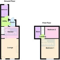 GF and FF Floor Plan Not To Scale