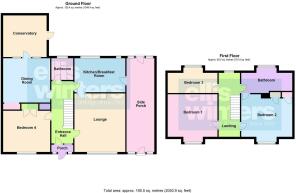 GF and FF Floor Plan Not To Scale