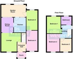 GF & FF Floor Plan - Not To Scale