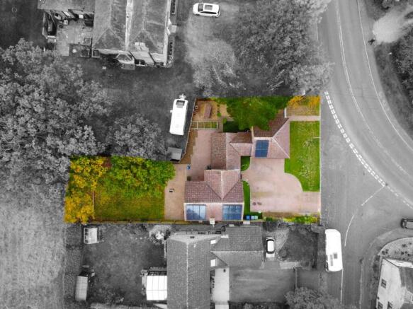The Bumbles, Warboys Road, Old Hurst - Aerial High