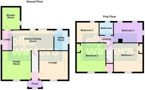 GF & FF Floor Plan - Not To Scale
