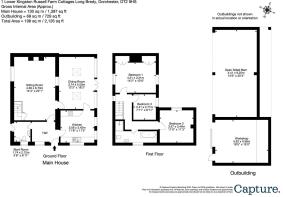 1 Lower Kingston Russell Farm Cottages - Floorplan