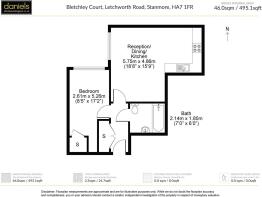 Bletchley Court, Letchworth Road, Stanmore, HA7 1F