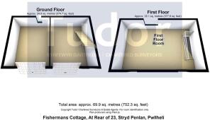 Fishermans Cottage, At Rear of 23, Stryd Penlan, P