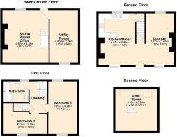 Ivy House, Harlech - all floors.JPG