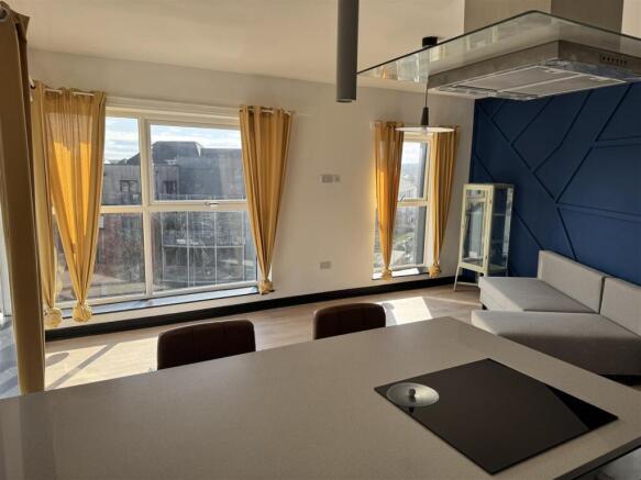 Kitchen and living area