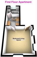 First Floor Studio Apartment