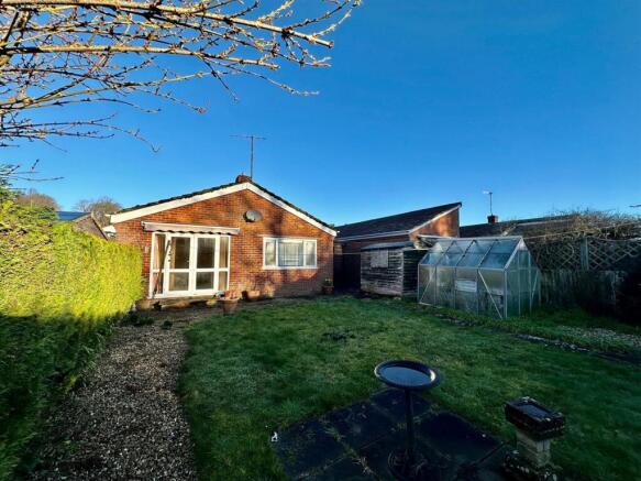 Rear elevation and garden