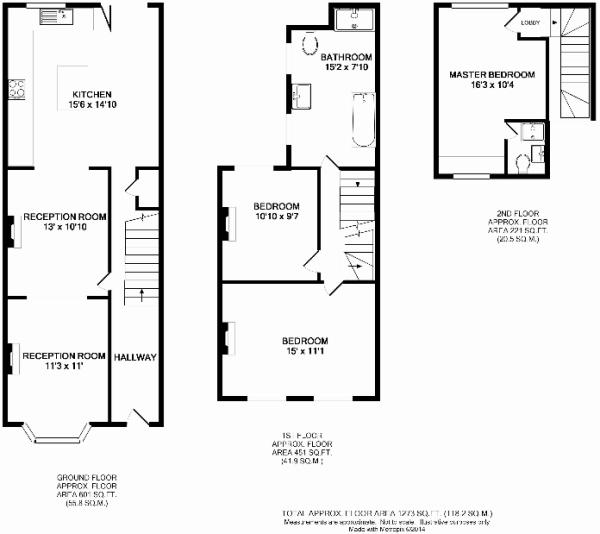 3 bedroom terraced house for sale in Ravenscroft Road Beckenham BR3, BR3