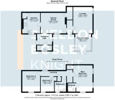 Floorplan Osbourne Cottage