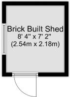 Brick Built Shed