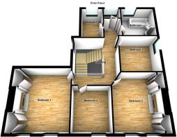 First Floor 3D Floor Plan