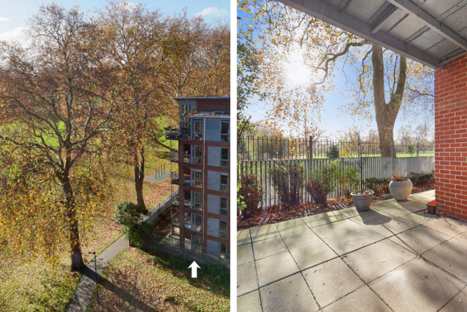 Two Bed, Two Bath Apartment With Patio, Garden an