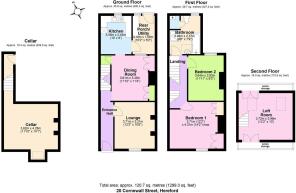 Floor Plan 20 Cornewall Street, Hereford HR4 0HF (