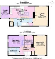 3 Bowling Green Cottages, Clehonger - all floors.J