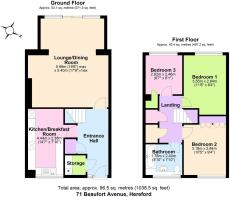 Floor Plan 71 Beaufort Avenue, Hereford HR2 7QE.JP