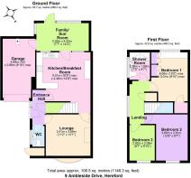 Floor Plan 9 Ambleside Drive, Hereford HR4 0LP (1)