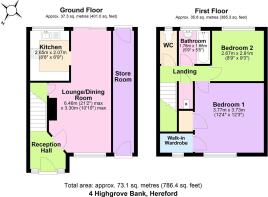 Floor Plan 4 Highgrove Bank, Hereford HR1 2TA (1).
