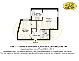 55 BEATTY COURT, HOLLAND WALK, NANTWICH, CHESHIRE,