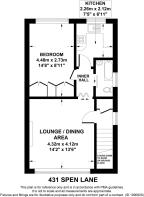 431 Spen Lane - Floor Plan
