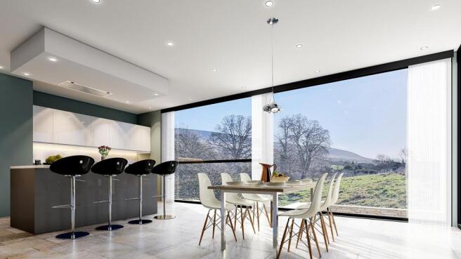 Plot 11_Kitchen & Dining Area_Moorend, Chatburn, C