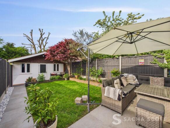 Rear Garden & Garage