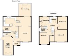 2D Floor Plan 19 Plas Penrhyn, Penrhyn Bay - all f