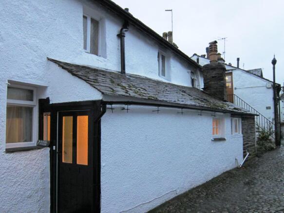 Rear of property