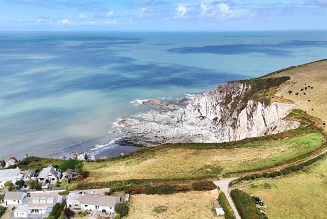 Drone View Across to the Bay