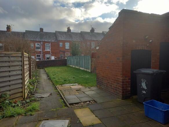 Rear garden and stor