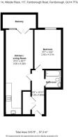 14, Hillside Place, 117, Farnborough Road, Farnbor