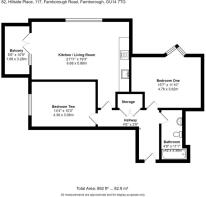 82, Hillside Place, 117, Farnborough Road, Farnbor