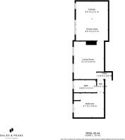 2D Floor Plan for 14 The Green Suite flat 1 .jpg