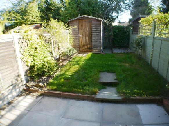 Rear Garden with She