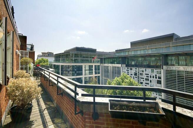 balcony with view