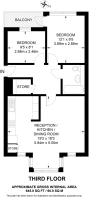 Floorplan area for info only, not for £/sq. ft valuation