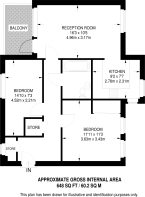 Floorplan area for info only, not for Â£/sq. ft valuation